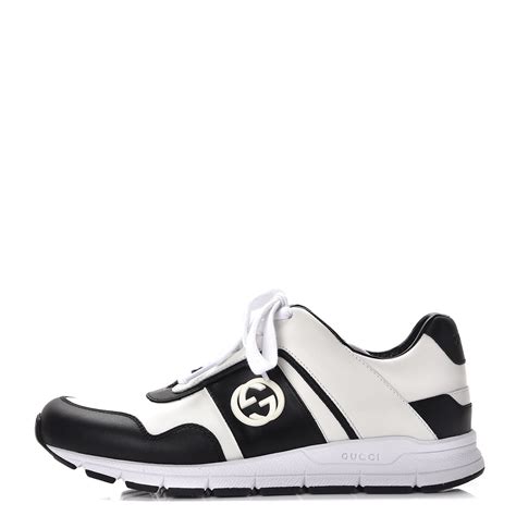 gucci calfskin sneakers 37 black white|Best 25+ Deals for Black And White Gucci Sneakers .